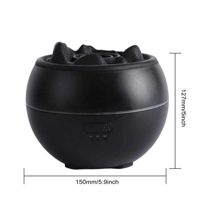 Volcano Fire Flame Essential Oil Diffuser Air Humidifier Aromatherapy 360ml
