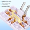 3 Pack AC Flat Wall Outlet Extender Flat Plug Adapter