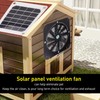 Solar Exhaust Fan 100W Solar Panel with 13.5inch Fan Waterproof