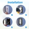 3pcs Electrical box Extender, 3.66in Outlet Box Extension with Screwdriver