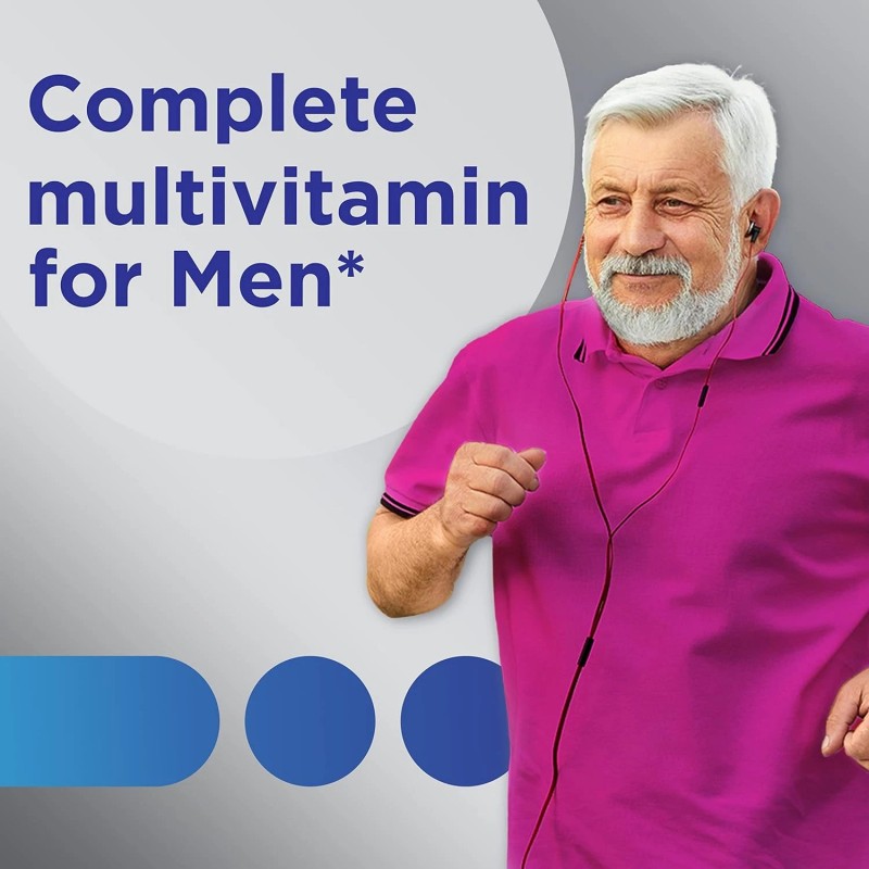 Centrum Silver Mens 50 Plus Vitamins, Multivitamin Supplement, 100 Count