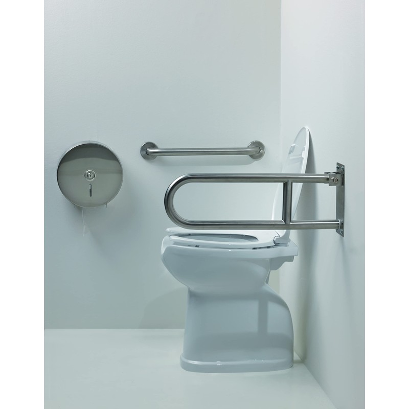 PONTE GIULIO Stainless Steel Grab Bar - Polished Finish ADA