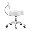 Dir Pedicure Stool Low Sitting Roller Pedi Technician Stool Medusa