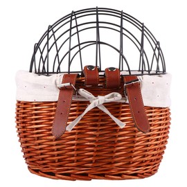 BESPORTBLE Bicycle Basket Front Storage Carrier Seat Basket Pet Bag for Bike Bag for Cycling Dog Basket Cycling Front Carrier Removable Bike Basket Front Bike Basket Removable Bag