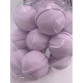 Spa Pure Bath Bomb Fizzies with Shea, Mango and Cocoa Butter, Ultra Moisturizing CASE Pack (14 Count) Pack of 6 (Lilac)