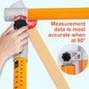 LMYYGOO 15FT Height Measuring Stick for Trucks, Retractable Bar for
