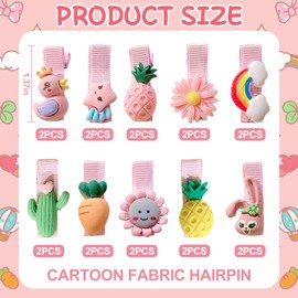 GmwyCzV 29 Pieces Girls Hair Clips Cute Animal Hair Clips Set, Acrylic Hair Accessories, Fashion Hair Accessories for Girls, Cute Hair Clips Small for Girls, Teenagers, Toddlers