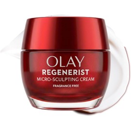 Olay Anti-aging Face Moisturizer Cream Regenerist, Micro-sculpting and Fragrance-free, 1.7 Ounces