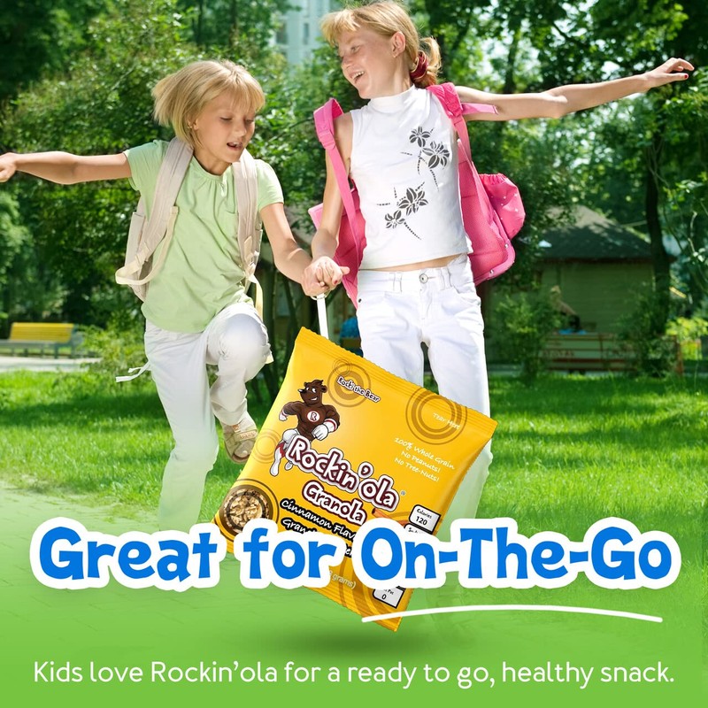 Rockin'Ola Granola Clusters, Quick Breakfast Snack, Allergen Free, No Artificial