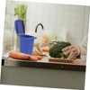 Operitacx Miniature Desk Trash Bin Multifunctional Wastebasket for Home and