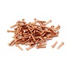 Sourcingmap Copper Solid Rivet 9mm Length 2Mm x 8Mm Round