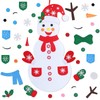Max Fun Diy Felt Christmas Snowman Games Set with 58Pcs