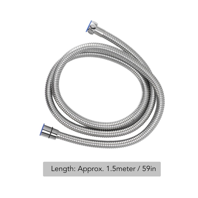 59in Shower Hose Explosion Proof Heat Resistant Flexible Stainless Steel