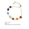 Melhill 7 Chakra Stones Healing Crystal Bracelet Adjustable Multicolor Gemstone