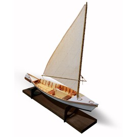 Midwest 970 Chesapeake Bay Crabbing Skiff 1:20 - Wooden Sailing Ship Model Building Kit for Adults - DIY Woodcraft Self Assembly