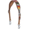 Silver Royal Woven Serape Wither Strap Medium Oil