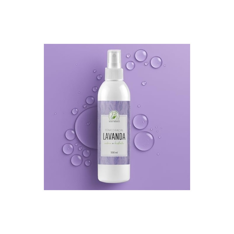 Tónico Facial De Lavanda Hidratante Facial 500 Ml Productos Mart