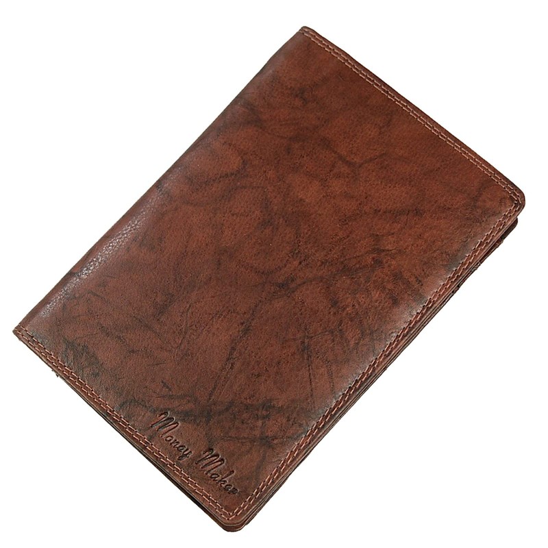 GoBago Leather Wallet RFID Travel Case Passport ID Folder Vaccination