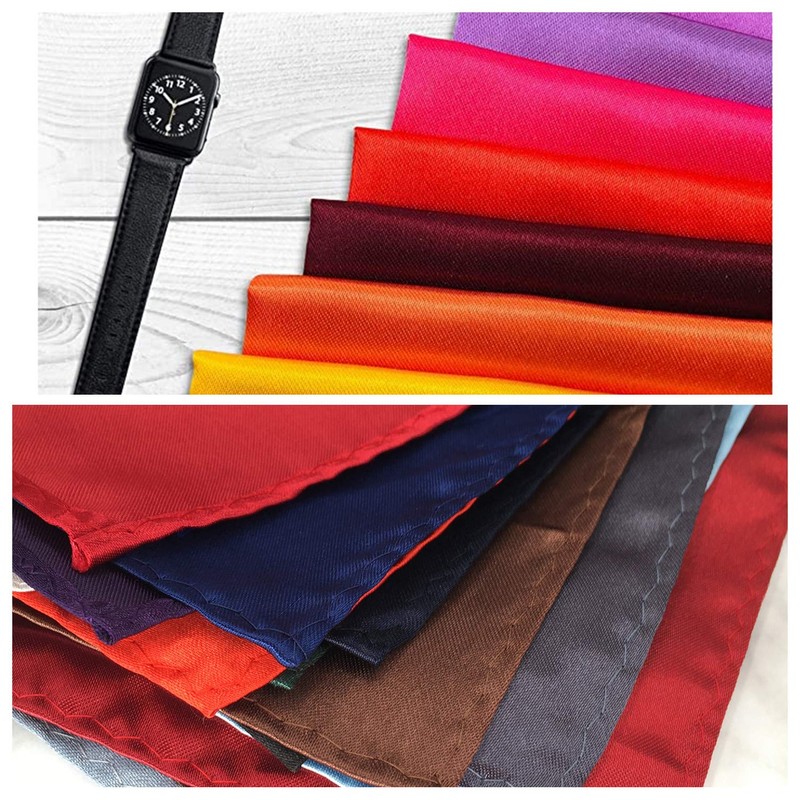 Pocket Square - Set of 10 10 Colors Men's Handkerchiefs