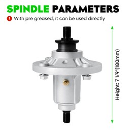 Magorfas Deck Rebuild Kit Spindle Assembly Blade Belt Idler Fits for John Deere 145 with 48 inch D140 D155 LA145 X140 GY20454 GY20867 GY20852 GX20571