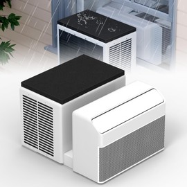 Memrita Drip Cushion for U-Shaped Window Air Conditioner, Air Conditioner Rain Cover with Magnetic Backing for U-Shaped 8,000/10,000/12,000 BTU Unit, Stops Noise from Raining