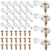 200 Pack Glass Retainer Clips Window Screen Clips 4-5mm Glass