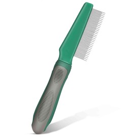 UrbanX Best fine-toothed Flea Comb for Australian Shepherd Lab Mix and Other Large Size Mixed Breed Dogs Dogs Coat Type