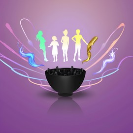 Hair Diffuser, Black Adaptable for Blow Dryers Diffuser Universal for Curly Care Dryer Diffusers and Styling Tools and Appliances Accessories, Hair Attchment for Women ﻿