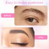 Reusable Eyebrow Stencils, 12 PCS Soft Washable Eyebrow Templates with
