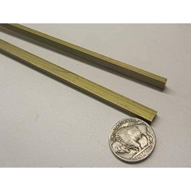 360 Brass Flat Bar .125" Thick x .250" Width x 6 Foot Length 2 Pieces