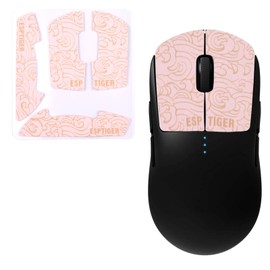 EsportsTiger Mouse Grip Tape, Sakura Pink, Logicool G PRO Wireless Mouse Grip, Anti-Slip Tape for Gaming Mouse, Anti-Slip Grip, Cut, 1 Set, Pink