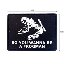 Phoenix Ikki Skull Frog Skull Frog Navy Seals Special Forces Tactical Military Airsoft Cloth Embroidered PVC Patch Patch Velcro Armband Crest Applique Green PVC