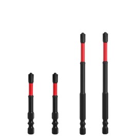 FPH2 Juego de puntas de destornillador de impacto – S2 de acero de 65 mm y 110 mm, cabezales ranurados de 1/4 pulgadas, puntas mecanizadas CNC con magnetismo, brocas de tornillo de ranura cruzada