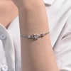 TREE NEST Pulseras de la Estrella para Mujeres,Circonio Cúbico Charm