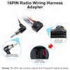Zenoruslky Android Radio Harness Kit 24Pin Car Stereo Wiring Harness