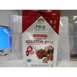 Field Theory Upcycled Chocolate Muffin Mix Hemp Plant Based Mix 12 oz each New
