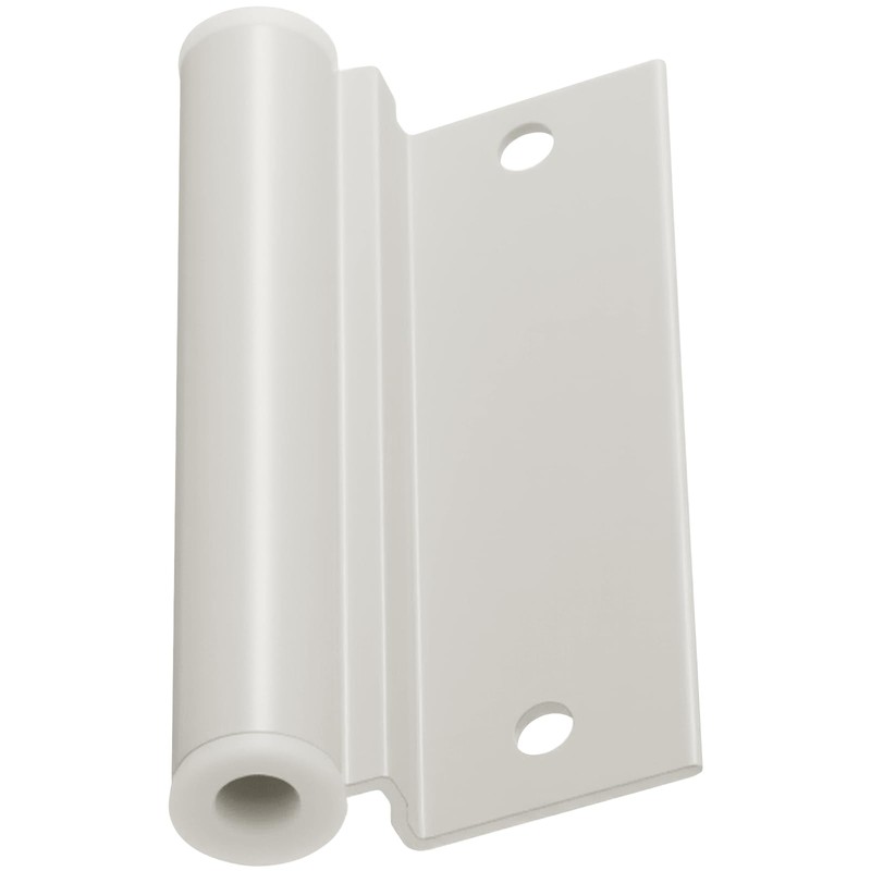MorningRo 2 Sets White Screen Door Hinges Leaf Lower Aluminum