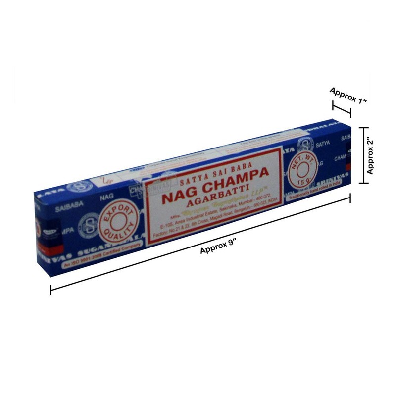 Satya Sai Baba Nag Champa Agarbatti Pack of 3 Incense