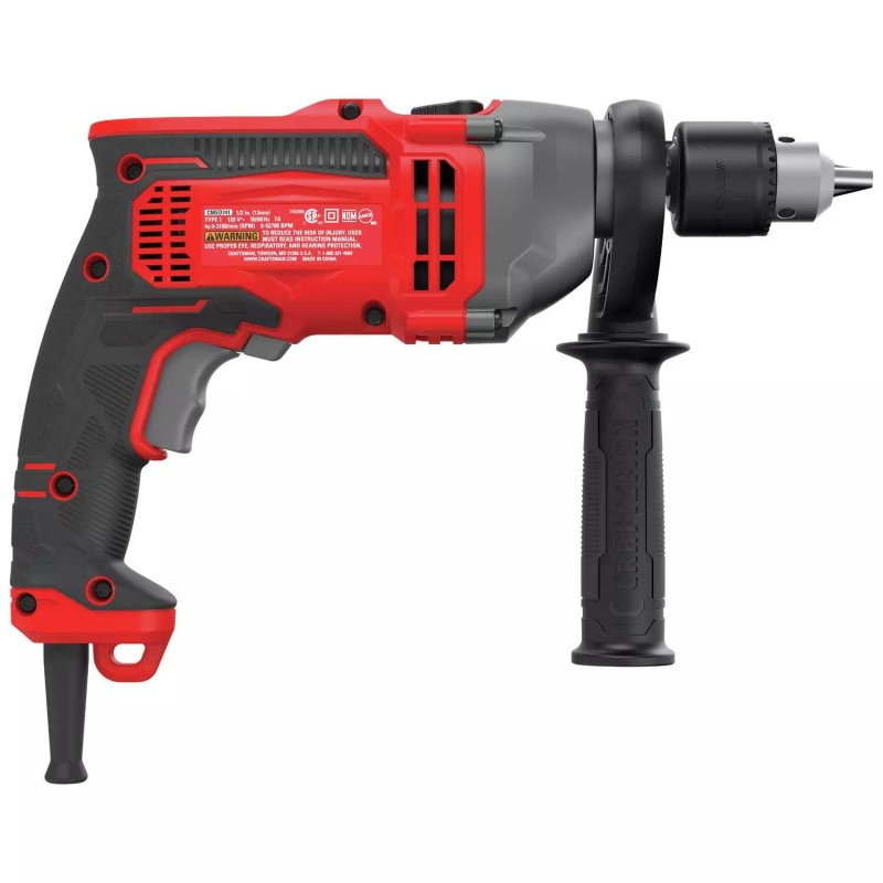 CRAFTSMAN Drill / Driver, 7-Amp, 1/2-Inch (CMED741)
