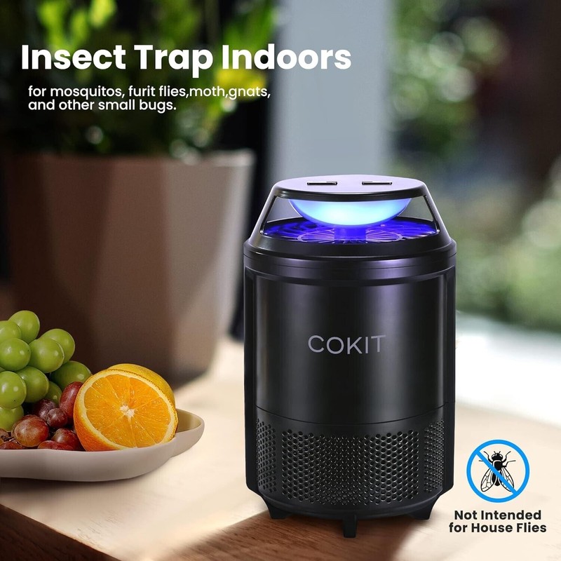 COKIT Indoor Insect Trap, 2 Mode Catching Flying Insects with