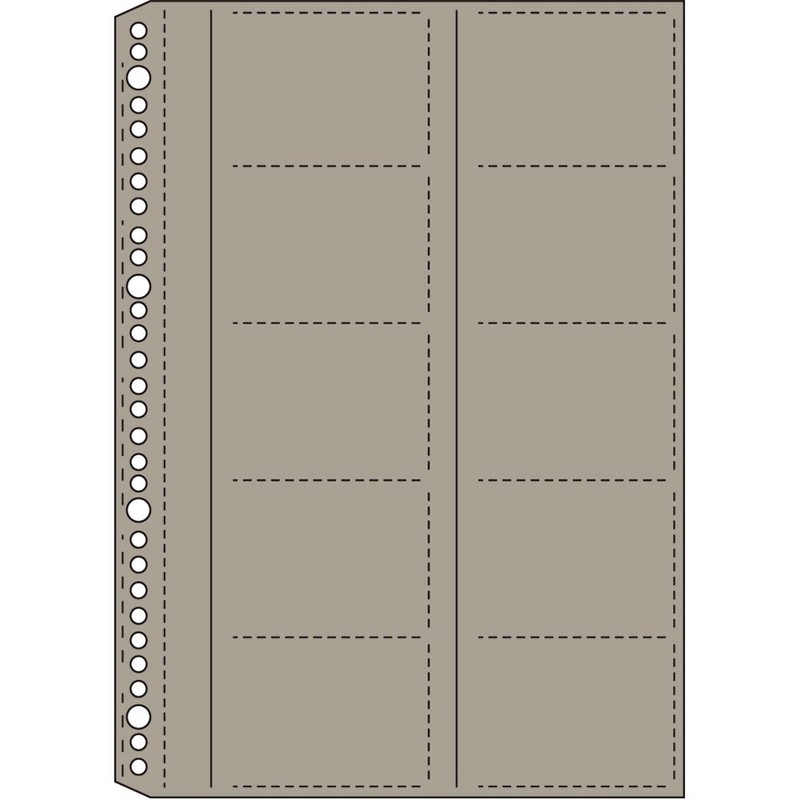 キングジム 名刺ホルダー 台紙 30穴 39D