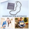 KORAS Boyfriend Gifts, 8mm Cuban Chain Necklace for Him, Valentines