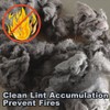 Clothes Dryer Lint Brush, 29.5" Long Flexible Lint Vent Trap