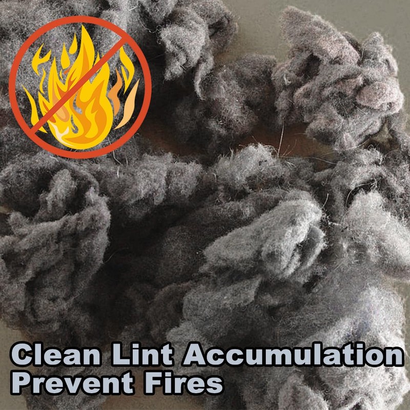 Clothes Dryer Lint Brush, 29.5" Long Flexible Lint Vent Trap