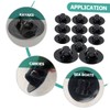 Kisangel 12pcs Kayak Motor Mount Bracket Portable Engine Support for