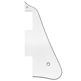 Musiclily Electric Guitar Pickguard for Epiphone Les Paul Modern Style, 3Ply White