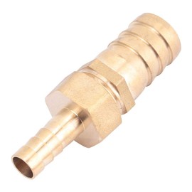 Hose Barb Male Pipe Fitting Set Hose Nozzle Hose Connector Petrol Hose Connector 10 mm - 16/19/25 mm Brass Reducing Coupling Reducing Coupling for Pipe Maintenance (10-16 mm)