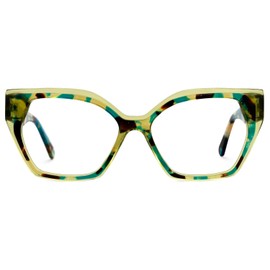 Zeelool Vintage Cat Eye Blue Light Blocking Glasses for Women Smoaks ZJGA444418-04 Green