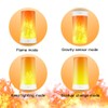 PDGROW LED Flame Effect Light, Flame Lamp 4 Modes USB