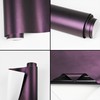 AuMoHall Matte Metallic Black to Charming Dark Purple Satin Chameleon